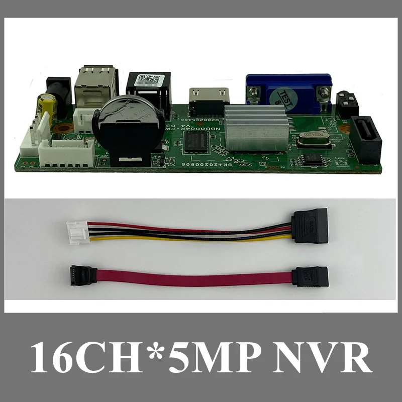 4 шт. NVR плата H.265 16CH * 5MP 1080P Hi3536C сетевой цифровой видеорегистратор детектор