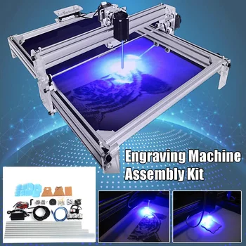 

WOLIKE 65*50cm 2000MW Blue CNC Laser Engraving Machine 2Axis DC 12V DIY Engraver Desktop Wood Router/Cutter/Printer+ Laser