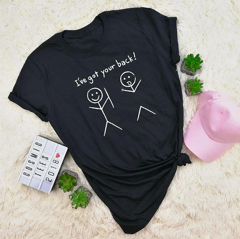 

2019 I've Got Your Back! Short Rugular Top T Shirt Resting Grinch Summer Woman Tee Tshirt Tshirt Black Red Dropship Clothes