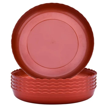 

Plant Pot Saucers Container 6Pcs Plant Pot Saucer Tray for Holding Succulent Flower Planter Garden Pot and Ornament 36cm