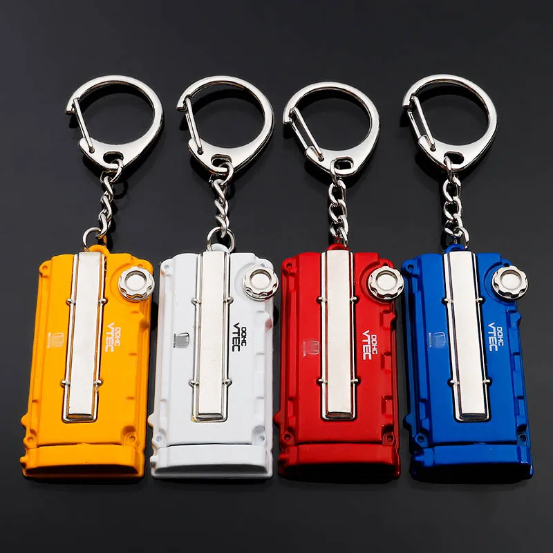 Для Honda Civic Vtec EK/EG Tampa Da vapula Do Motor Styling Anel Chave Do Carro chaviro Chave Titular Cadeia Para