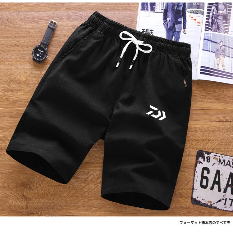 Мужские Летние рыболовные шорты DAIWA, спортивные хлопковые мужские штаны для велоспорта, Походные штаны рыболовные, большие размеры, одежда для рыбалки