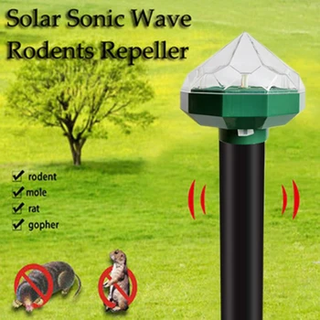 

Solar Light Garden Light Eco Friendly Electronic 400-800（HZ) 1.2V 80MA Yard Gopher Pest Repeller Solar Repeller Outdoor Insect