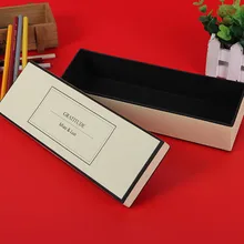 Заказная упаковка Роскошная картонная коробка для вина Подарочная стеклянная коробка для вина с шелковым набором, printing печать гофрированная упаковочная коробка- DH10367