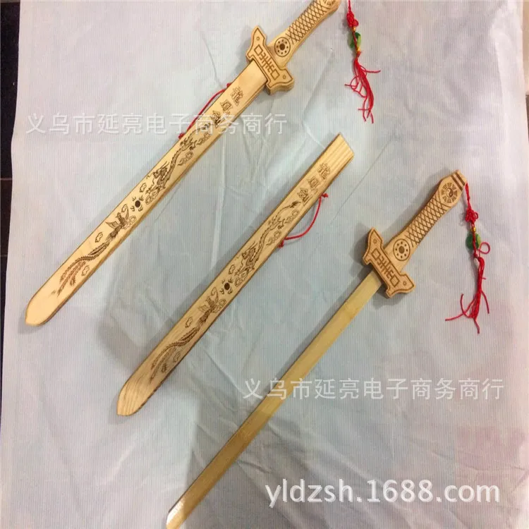 

Most New Style Wood Dragon & Phoenix Sword Dragon Sword Wooden Shell Bamboo Sword with Jade Wooden Sword