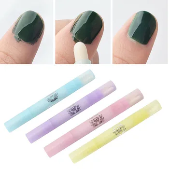 

4 Colors Nail Polish Corrector Pen Manicure Articles Correction Pencil Nail Art Necessary Tool 3 Pen Heads Gel Polish Remover