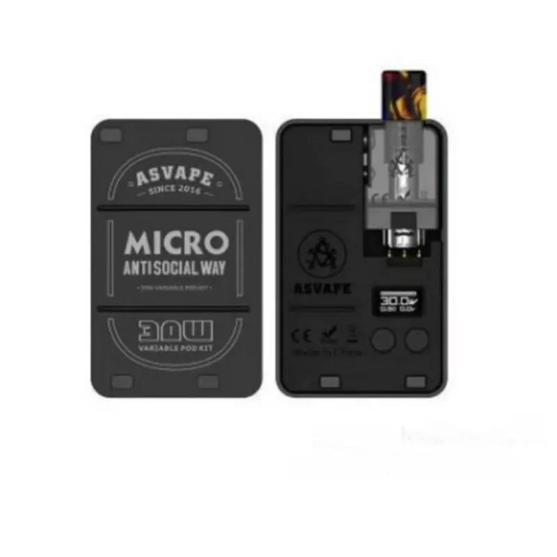 Оригинальный ASVAPE MICRO ELF Box Mod Kit 1100 мАч с 2 мл атомайзером Vape маленькая электронная