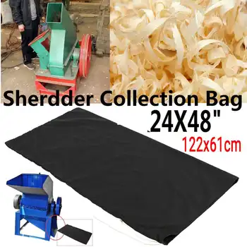 

122*61cm Shredder Collection Bag Wood Leaf Chipper Shredder Collection Storage Bag Craftsman MTD For Wood Leaf Chipper Black