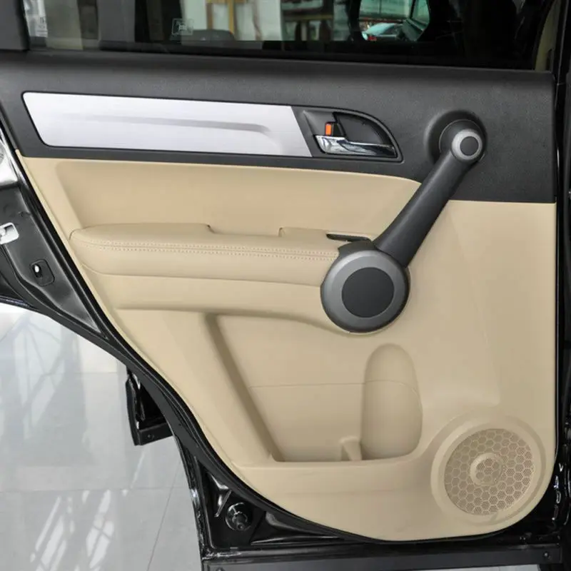 1 пара крышки подлокотника двери передние бежевые детали для Honda CR-V CRV 2007-2012