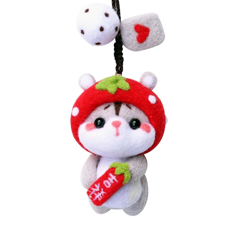 MIUSIE игрушка ручной работы для домашних животных, кукла из шерсти, войлочная игла, для рукоделия, милое животное, шерстяное валяние, посылка, неготовые подарки для девочек