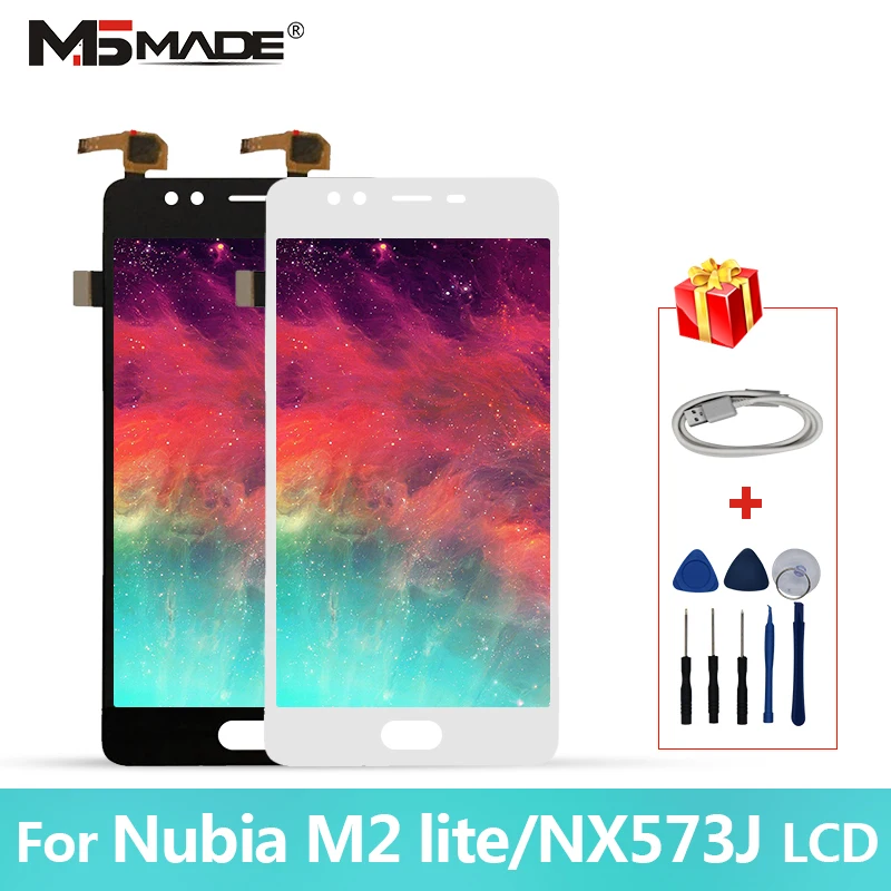 

5.5" For ZTE Nubia M2 lite LCD NX573J Display LCD Touch Screen Assembly Parts For ZTE Nubia M2 Lite Screen Digitizer 100% Tesred