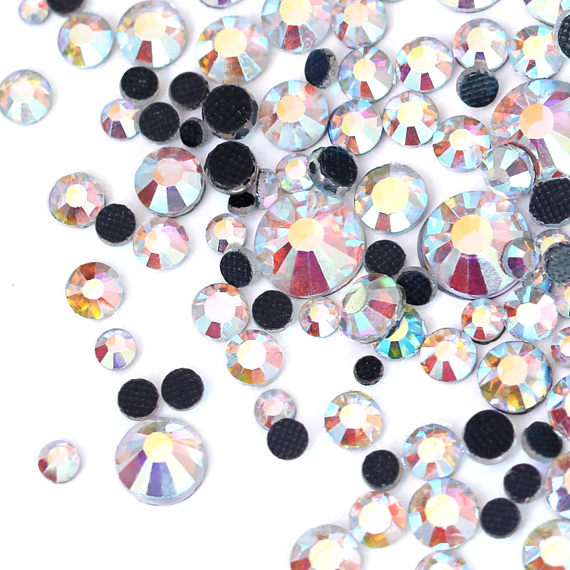 High-Quality-SS4-SS40-Better-DMC-Hotfix-Rhinestone-Crystal-White-Clear-AB-Iron-On-Hot-Fix-(1)