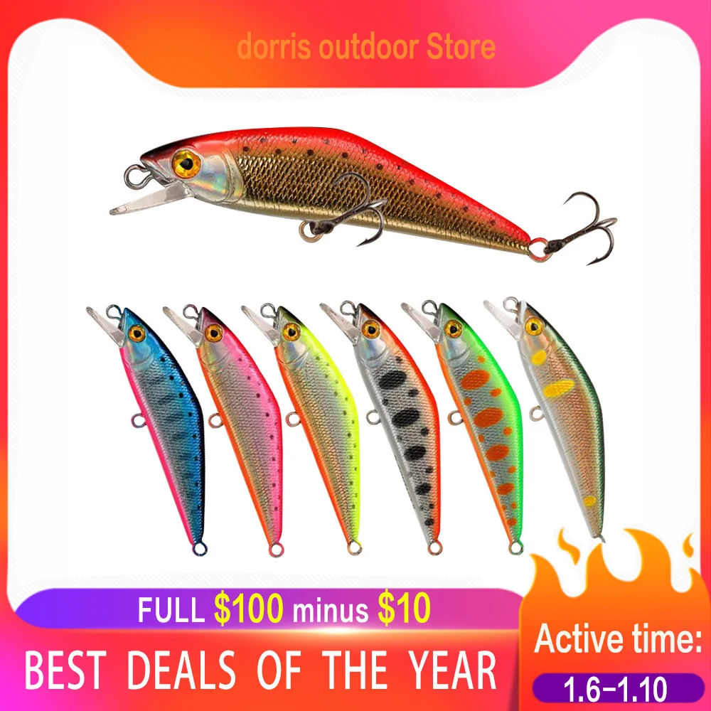 

Fishing Lure 2019 minnow 5.4g/6.3cm sinking hard bait sica artificial M054