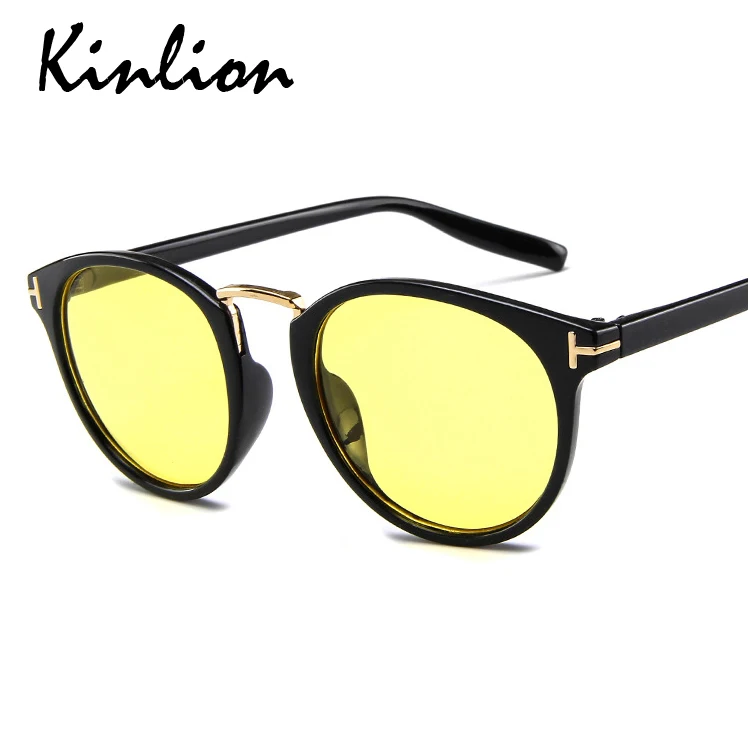 Kinlion винтажные Круглые Солнцезащитные очки для женщин, роскошные солнцезащитные очки, мужские очки, женские солнцезащитные очки Oculos Feminino Gafas De Sol De