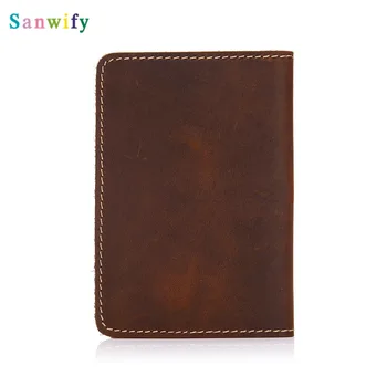 

Leather Card Case Passport Holder