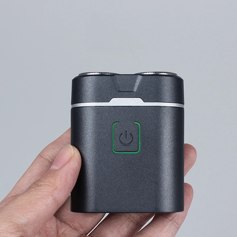 Новая электробритва 2 плавающая головка портативная бритва водостойкая USB зарядка сталь мужская Бытовая бритва