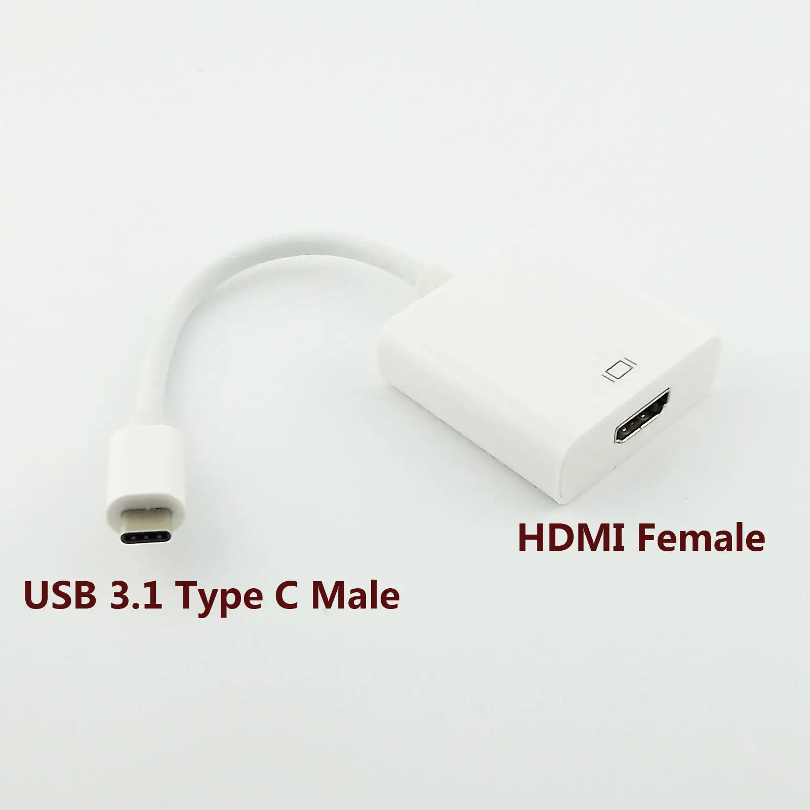 1 шт. USB 3 Тип C мужчина к HDMI Женский Кабель адаптер 1080P HDTV для Apple MacBook
