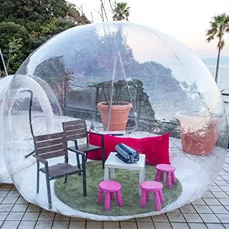 Низкая цена надувной пузырь дом для сада 3M Dia надувной пузырьковый купол палатки прозрачный пузырь отель для улицы