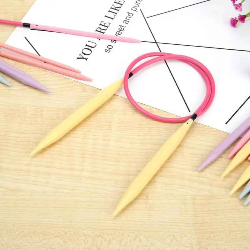 10 пар круговой вязальный крючок-игла набор игла DIY Искусство ремесло ножницы стежка маркеры швейные инструменты