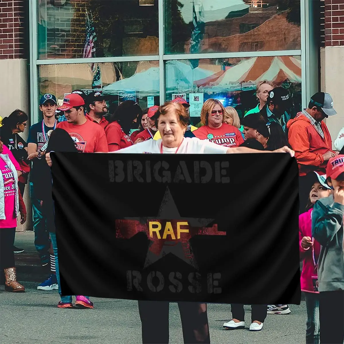 Женский флаг команды Rosse Раф свиа надетый Джо страммером Красная армия рок панк
