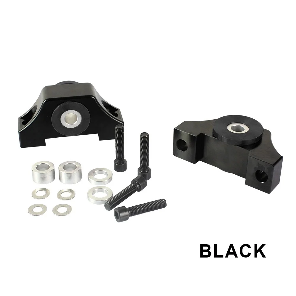Billet Engine Motor Mounts Torque Mount fit for Honda Civic EG EK B16 B18 B20 D15 D16 92-00 for Integra 94-01 for Acura CRV - Цвет: Черный