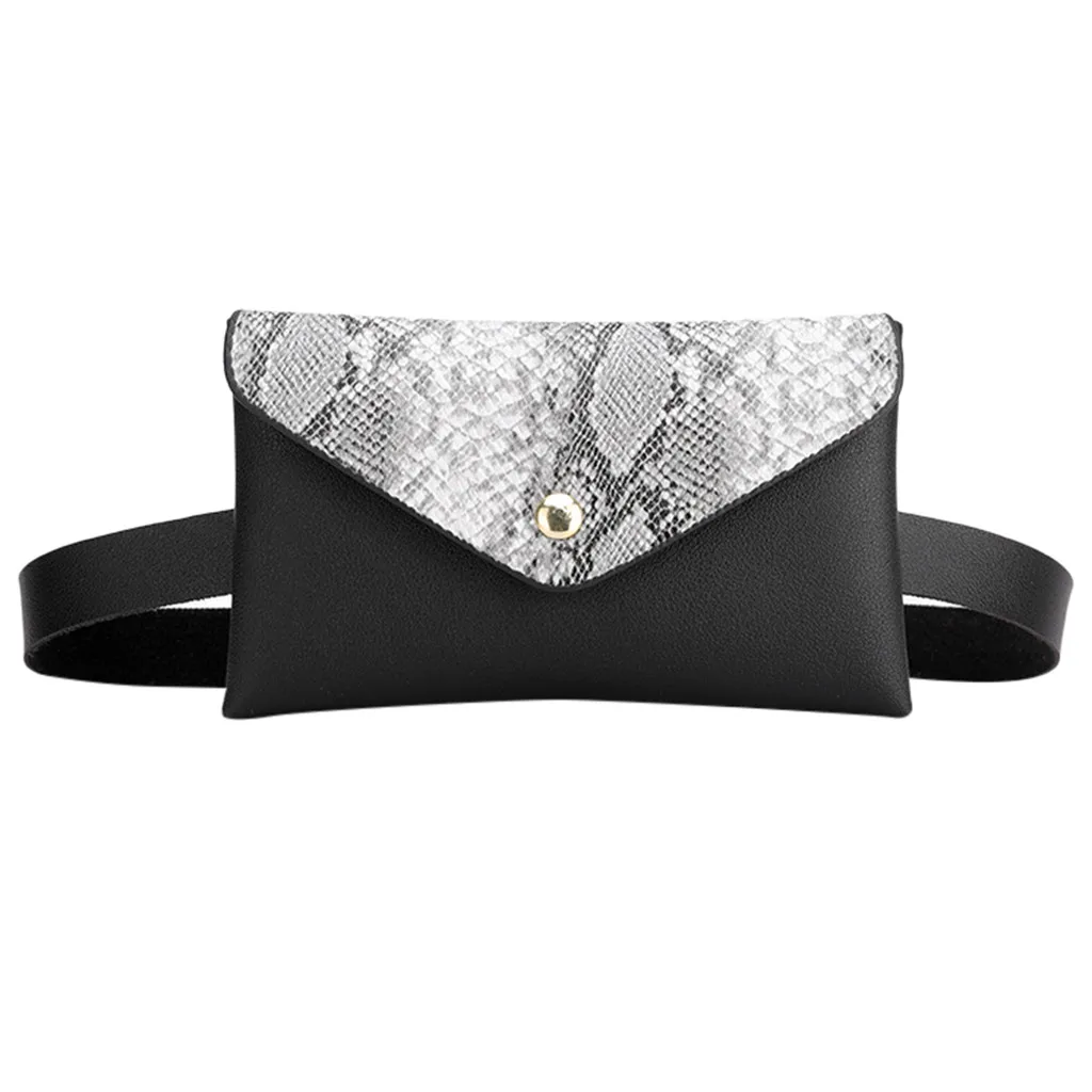 Aelicy Женская поясная сумка с змеиным узором, поясная сумка из искусственной кожи, Модный женский кошелек высокого качества