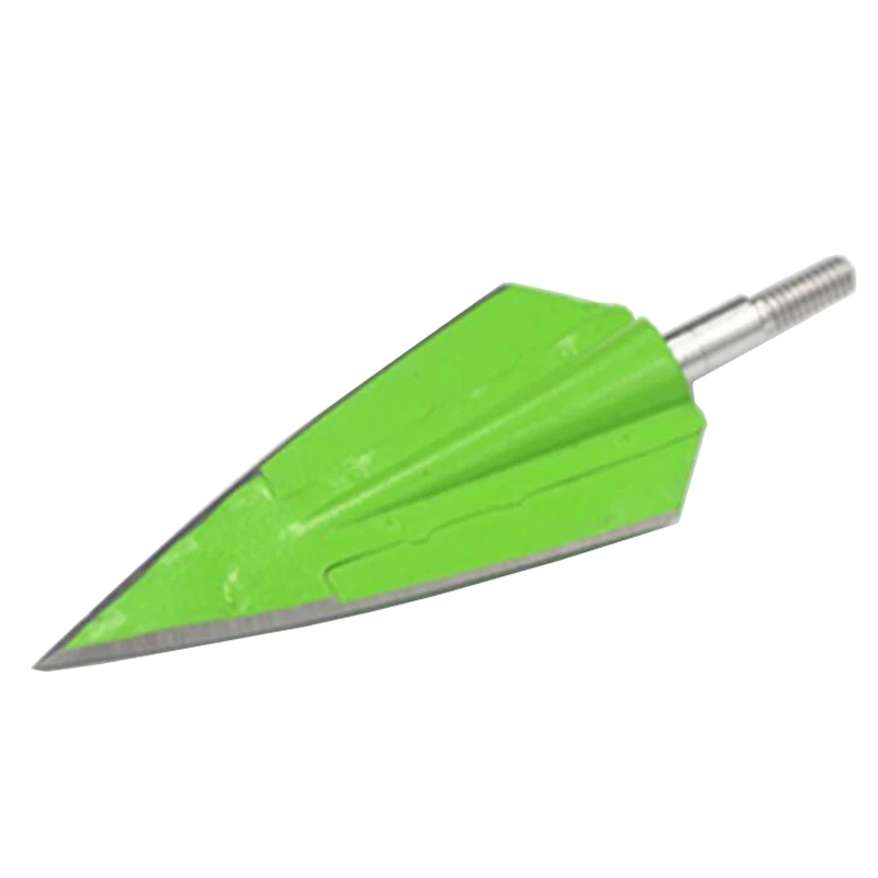 160 зерно лезвие Broadhead 2 фиксированная нержавеющая сталь для наружной съемки охотничьи принадлежности Луки и наконечники для стрел
