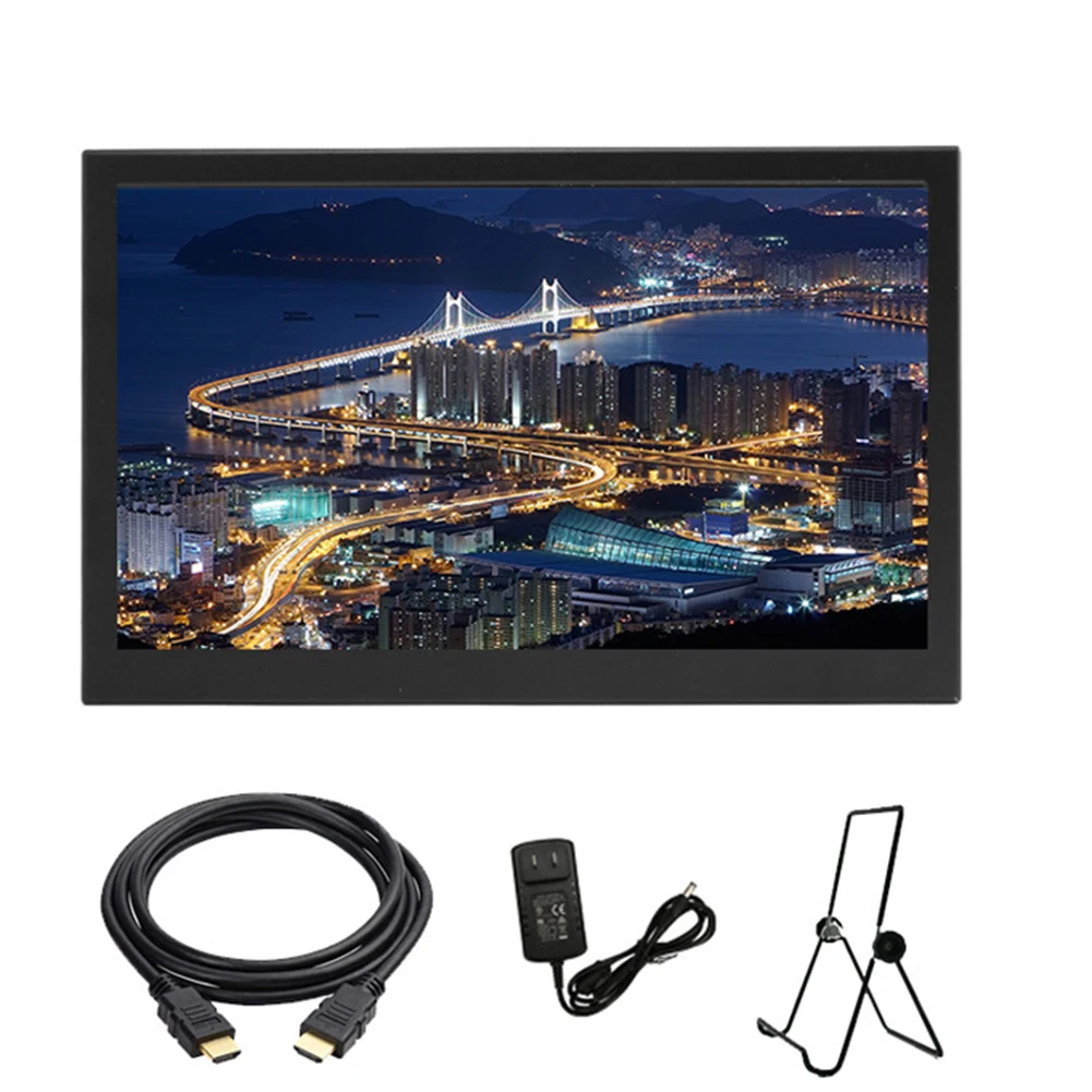 

13.3 Inch Dual HDMI Wide Angle Multi Port Easy Operate IPS Display Ultra Thin Portable Monitor Gaming Home Office Mini Screen