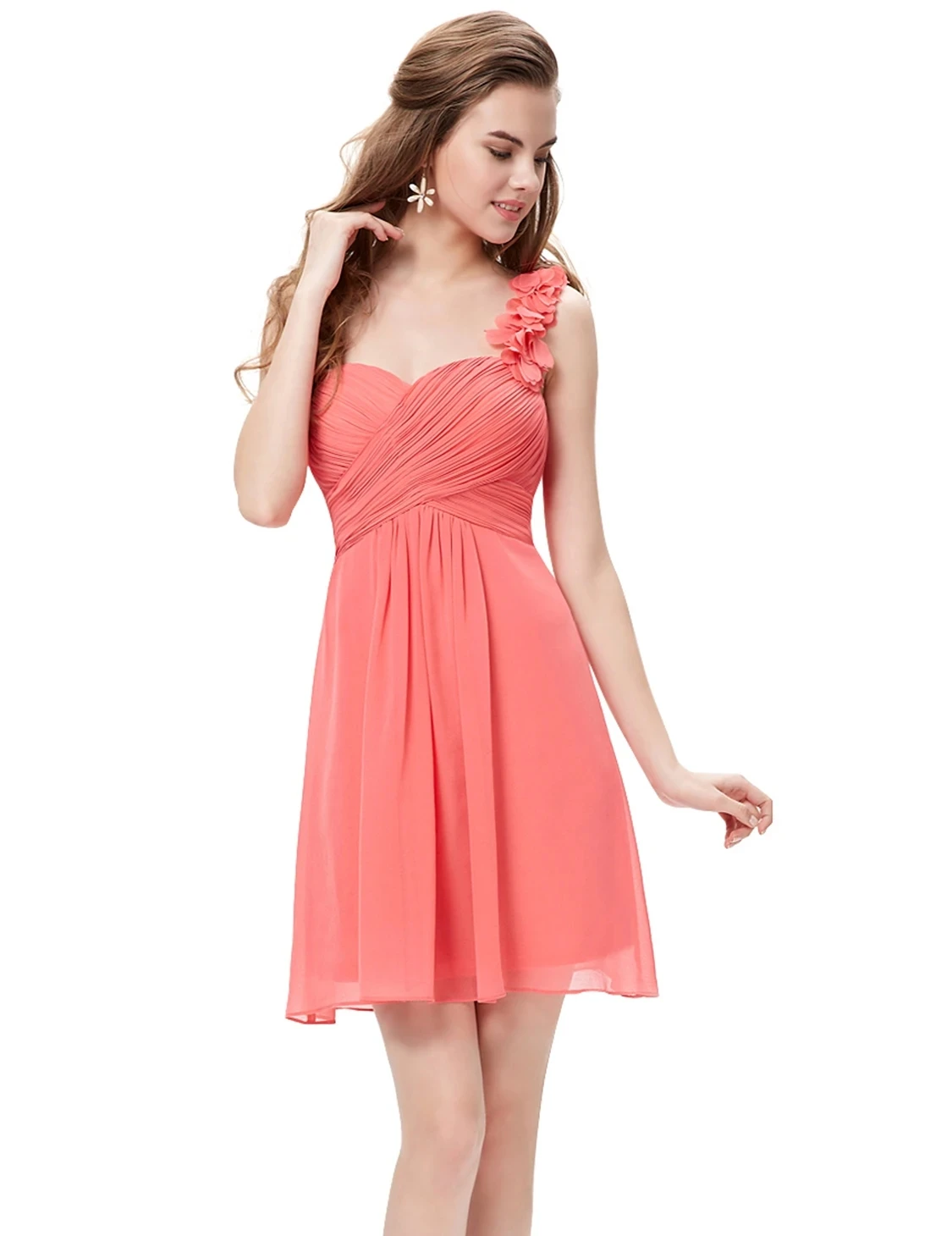 Женское вечернее платье с открытой спиной Ever Pretty простое подружки невесты на