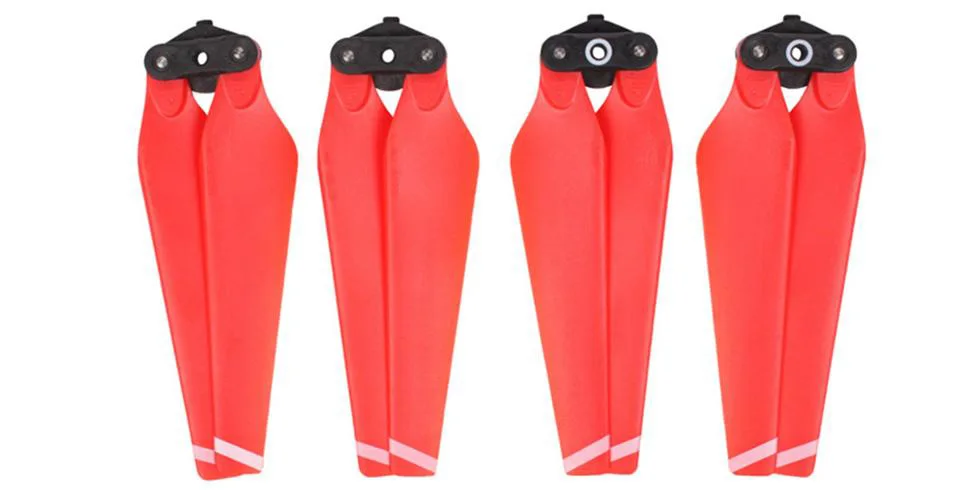 4pcs red 4/8 шт. 8330F для DJI Mavic Pro замена пропеллеров лезвие CCW/CW углеродное волокно композитный низкий уровень шума база крыло Дрон запчасти - Цвет: 4pcs red