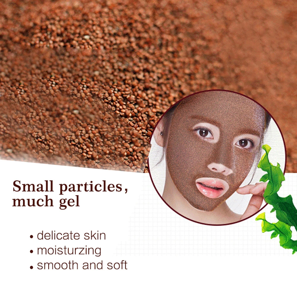 Algae Seaweed Mask Anti Wrinkle Face Skin Care Masks Moisturizing Whitening Acne Spots Remove Mud Beauty Tools gel mask
