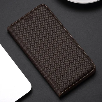 

Business Genuine Leather Flip Case For Motorola One Pro Power 2 Vision Zoom Action Hyper Macro Edge Plus Cell Phone Cover Cases
