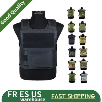 

Tactical Vest Outdoor Paintball Airsoft Adjustable Training Protective Vest