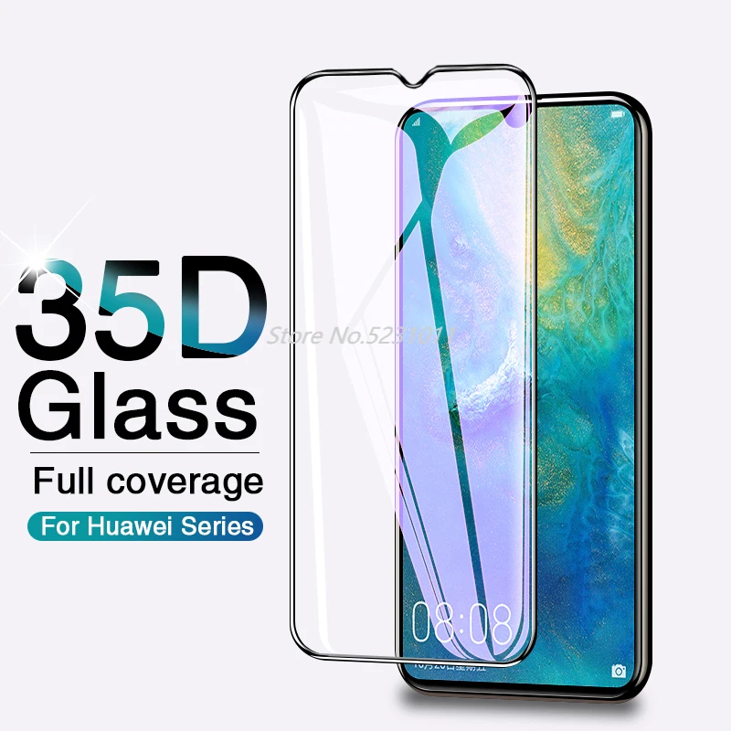 35D Защитное стекло для Huawei Mate20 Lite 10 Pro Mate9 закаленное P9 Plus P8 2017 Защитная пленка