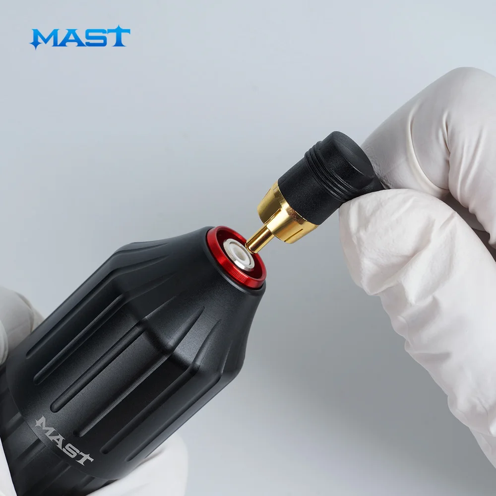 Мачты серия вращающейся татуировки RCA кабель самолета Алюминий с 4 мм ход тату