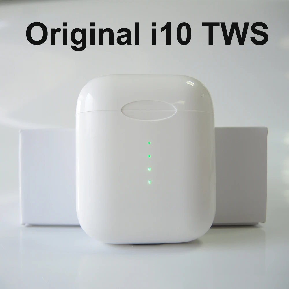 

Original i10 TWS Bluetooth 5.0 Earphone Touch Control Wireless Charging Earbuds Binaural Calling Headsets PK i30 i80 i100 tws
