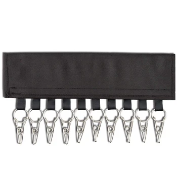 

2 Pieces Cap Organizer Hanger, Hat Organizer Cap Racks With 10 Stainless Steel Clips, Portable Clothes Hanger, Folding Clothes H