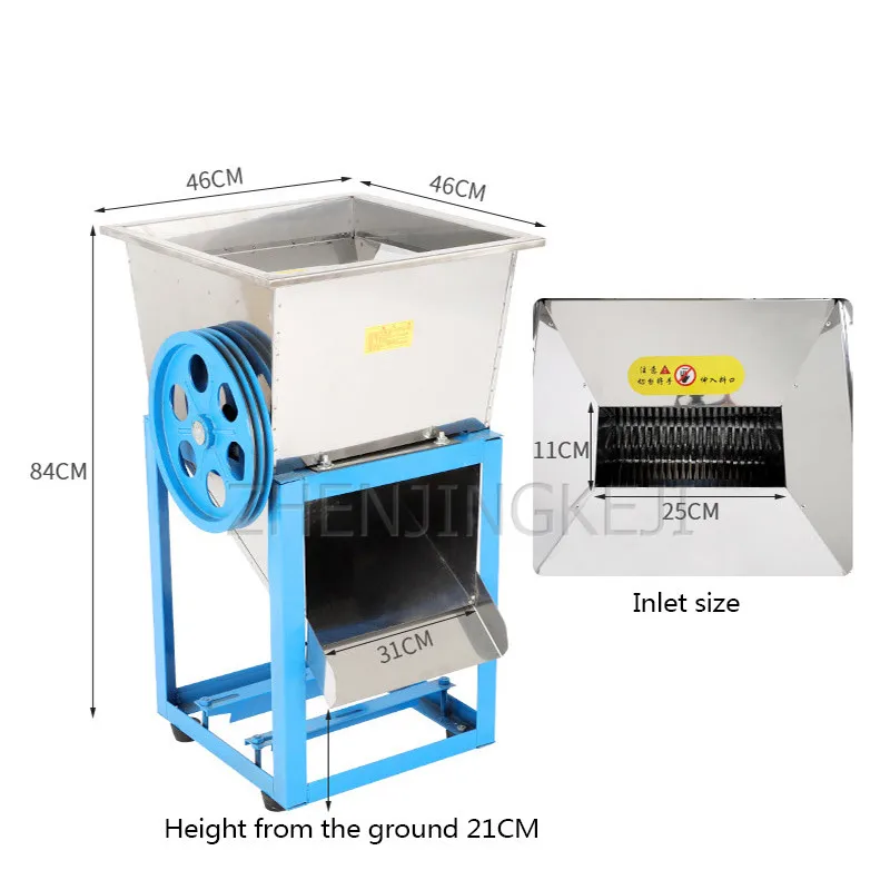 US $481.07 Electric Fish Cutter 220V380V Large Mincer Chop Cut Fish Fillets Slice Meat Feed Crab Fishery Crayfish Tortoise Farm Commercial