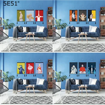 

European and American abstract paintings decorative painting bedroom wall hanging cloth 45*65cm
