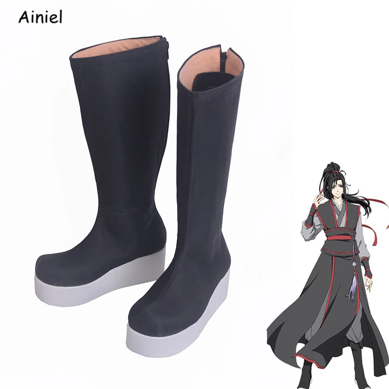 Аниме MO DAO ZU SHI Wei Wuxian обувь Lan Wangji сапоги Jiang Cheng косплей Хэллоуин костюмы унисекс