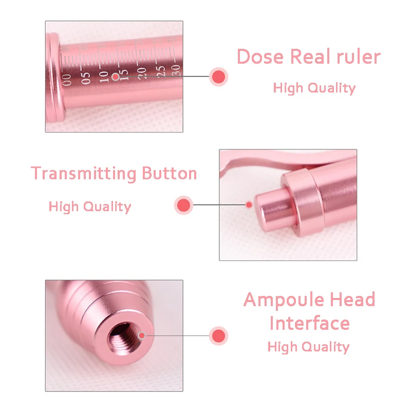 Pink Hyaluronique Pen Hyaluronic Acid Guns No Injection Serum Pen For Anti-wrinkle Skin Rejuvenation Lips Lifting Lip Atomizer