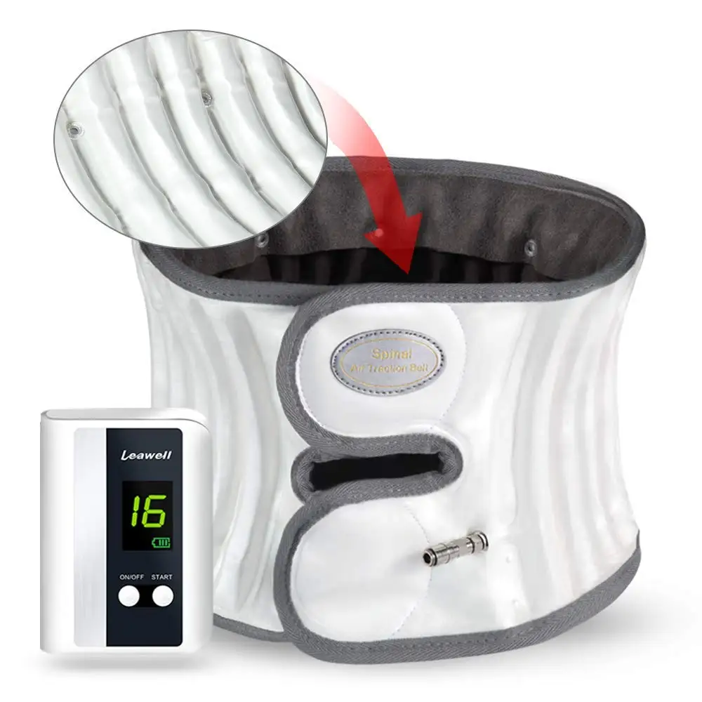 

Decompression Back Belt, FDA Approved, Back Blet with Electric Pump, Large for Waist 36''~42''(Leawell QY04 Decompression Belt)