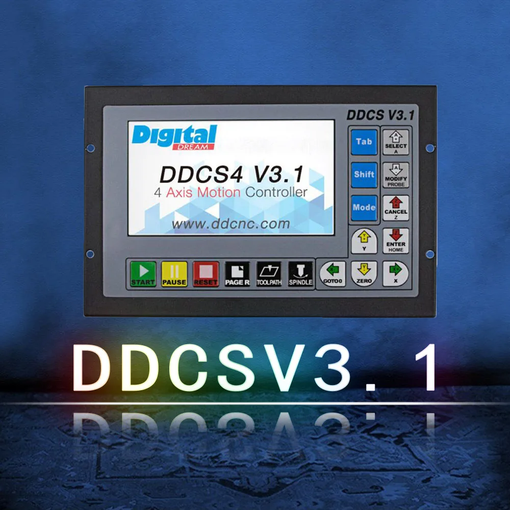 Специальное предложение DDCSV3.1motion управление системы Декодер каналов кабельного телевидения 3-axis 4-осевая cnc контроллер, аварийной остановки электронный маховик поддержка G код