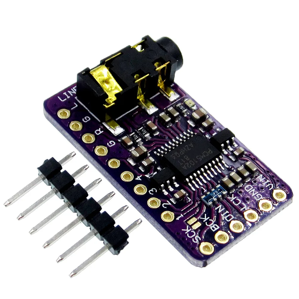 Interfaccia I2S Pcm5102 Dac Decoder Gy-Pcm5102 I2S Modulo Lettore Per Raspberry Pi Phat Formato Scheda Audio Digitale