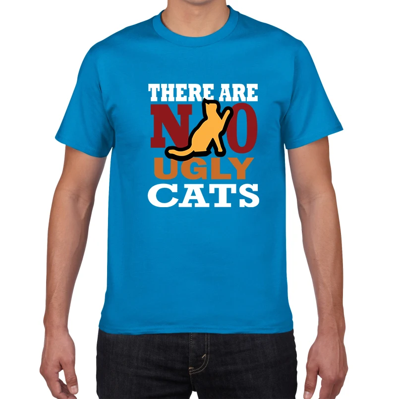 Blue men's t shirts – Catseven store