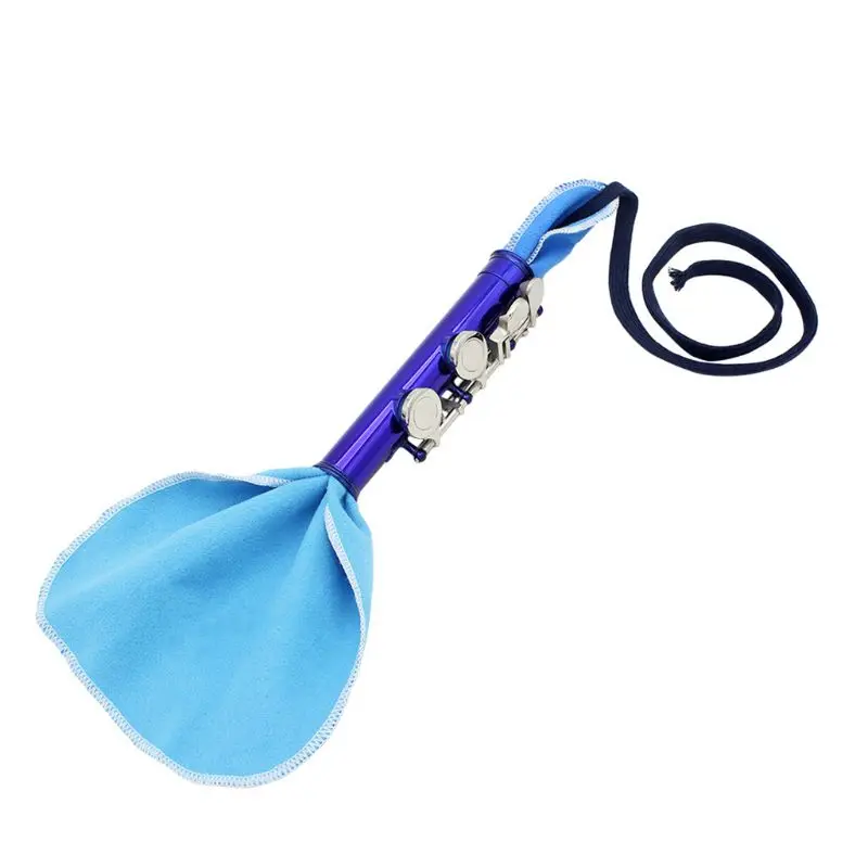 OOTDTY Clarinet Flute Saxphone Cleaning Cloth For Inside Tube Woodwind Instrument Parts