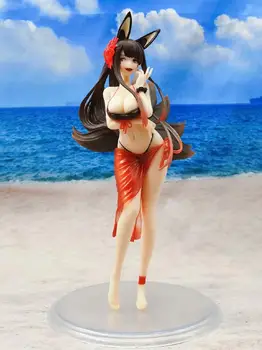 

NEW Game Azur Lane Akagi Game Sexy Burry girl Anime figure PVC Figure Model toys adult Collection gifts Christmas 24cm