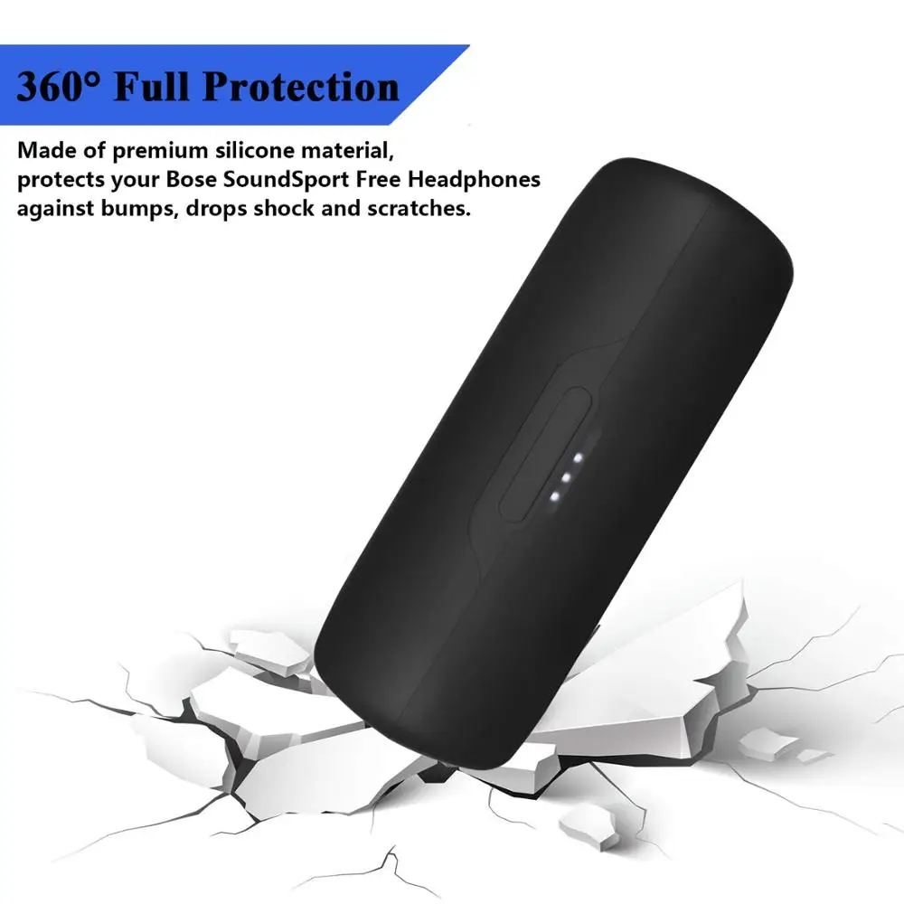 Bose SoundSport Бесплатный силиконовый чехол защитный чехол для Bose SoundSport Бесплатные беспроводные наушники противоударные удобные для переноски