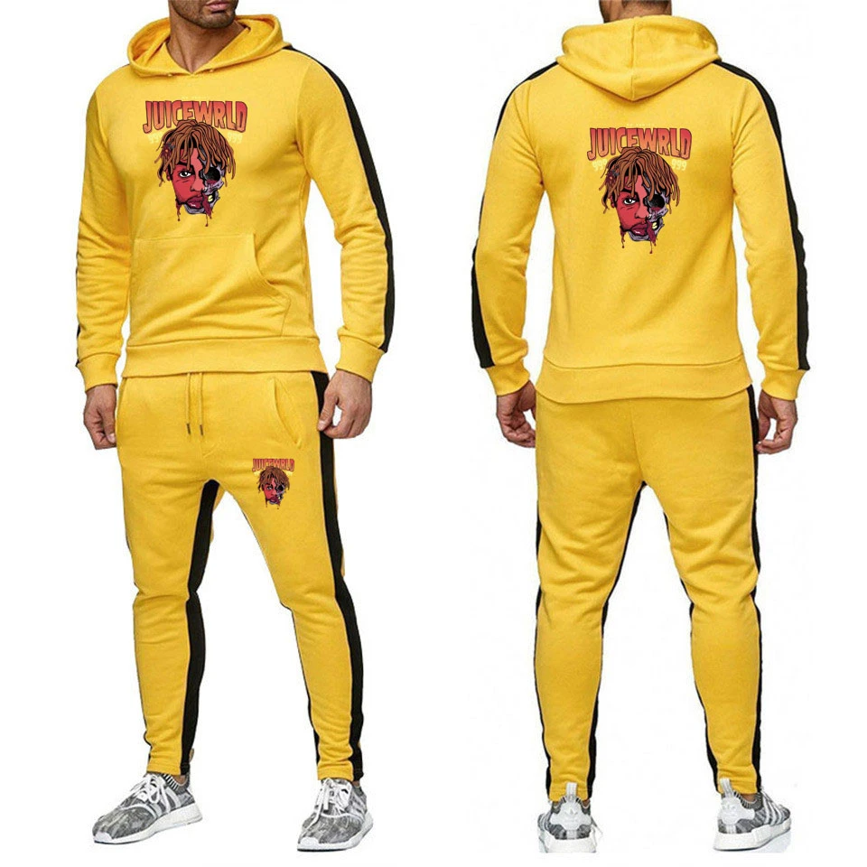 juice wrld yellow hoodie