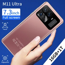 Smartphone M11 Ultra, Version globale, téléphone portable, 7.3 pouces, 5G, 16 go + 1 to, 6800mAh, 64mp, Android 